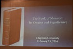 Book of Mormon Loan Presentation