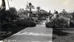 Formal garden of Charles C. Chapman, Fullerton, California, 1914