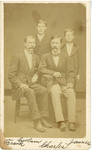 Chapman brothers: Frank, Colum, Charles, and James ('S.J.'), 1874