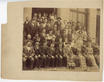 Chapman with his siblings, staff of Chapman Brothers, Publishers, 1891