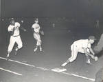 John Young runs to base during NCAA National Championship Baseball Game, 1968
