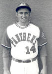 Larry Divine, Chapman College Panthers baseball team member, Orange, California, 1975