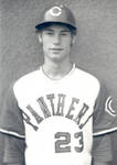 Dean Ekstrom, outfield, Chapman College Panthers baseball team, Orange, California, 1975