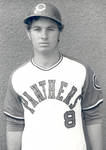 Gordon Blakeley, third base, Chapman College Panthers baseball team, Orange, California, 1975