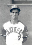 Dan Argee, first base, Chapman College Panthers baseball team, Orange, California, 1975