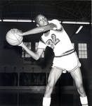 Ken Haliburton, basketball team, Chapman College, Orange, California, 1965