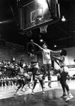 Women's basketball team, Chapman College, Orange, California, 1984