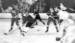 Chapman College ice hockey team in play, 1968