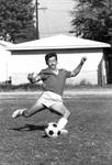 Member of the soccer team, Chapman College, Orange, California, 1975