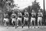 Track team, Chapman College, Orange, California, 1955