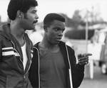 Track team members, Chapman College, Orange, California, 1970