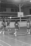Volleyball team, Chapman College, Orange, California, 1975
