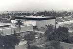 Aerial view of the Hutton Sports Center, Chapman College, Orange, California