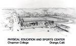Architectural drawing for the Hutton Sports Center, Chapman College, Orange, California