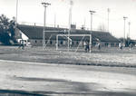 Stadium and track before renovation, Chapman College, Orange, California