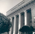 Facade of Memorial Hall, Chapman College, Orange, California