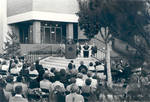 Dedication ceremony for Moulton Hall, Chapman College, Orange, California