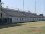 Bleachers in old Chapman Stadium, Chapman University, Orange, California