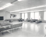 Lounge area of the old Student Union, Chapman College, Orange, California