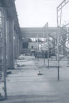 Library construction, Chapman College, Orange, California, 1966
