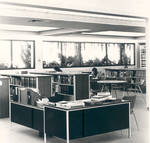 Reference area in the Thurmond Clarke Memorial Library, Chapman College, Orange, California