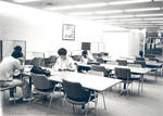 Study area in the Thurmond Clarke Memorial Library, Chapman College, Orange, California