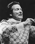 Neville Marriner, Los Angeles Chamber Orchestra director, 1974-75 Artist Lecture Series, Chapman College, Orange, California