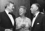 John Wayne with Judge and Mrs. Thurmond Clarke at the Chapman College Challenge '70 Dinner