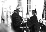 President Smith, Commencement, Chapman College, 1984