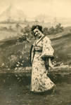 Madame Pilar-Morin in Japanese kimono