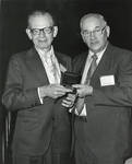 Eric Berndt and Wilton R. Holm, SMPTE president