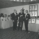 SMPTE Chairman of the Historical Significance Committee Dick Sullivan, Gregory Peck, Eric Berndt.