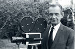 Eric Berndt with motion picture camera