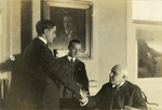 William Ray Johnson with Franklin L. Lane, 26th Secretary of the Interior