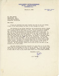 Letter From Alexander F. Victor to Eric Berndt, 1955