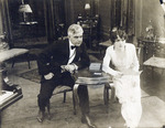 Production still from a silent film