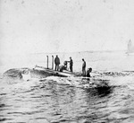 Men on the Protector Submarine at Sea