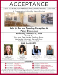 "Acceptance: A Step to Promote Awareness and Understanding of Autism" Panel and Opening Reception