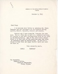 Henri Temianka Correspondence; (aldrich) by Winthrop W. Aldrich