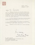 Henri Temianka Correspondence; (chiang kai-shek) by Madame Chiang Kai-Shek