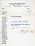 Henri Temianka Correspondence; (steinberg) by William Steinberg