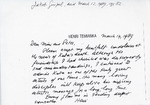 Henri Temianka Correspondence; (gimpel)