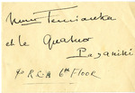 Henri Temianka Correspondence; (landwoska)