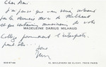 Henri Temianka Correspondence; (mmilhaud) by Madeleine Milhaud