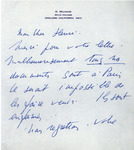 Henri Temianka Correspondence; (mmilhaud)