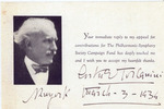 Henri Temianka Correspondence; (toscanini) by Arturo Toscanini