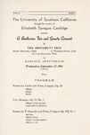 Henri Temianka (Concert Programs) by Elizabeth Sprague Coolidge