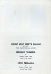 Henri Temianka (Concert Programs) by Mount Saint Mary’s College
