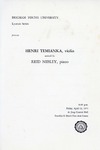 Henri Temianka (Concert Programs) by Brigham Young University