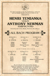 Henri Temianka (Concert Programs) by UCLA
